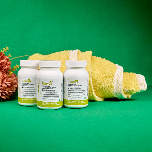 Yashamla Pack of 3 with a Free Hair Wrap & a Free Mulshudhi